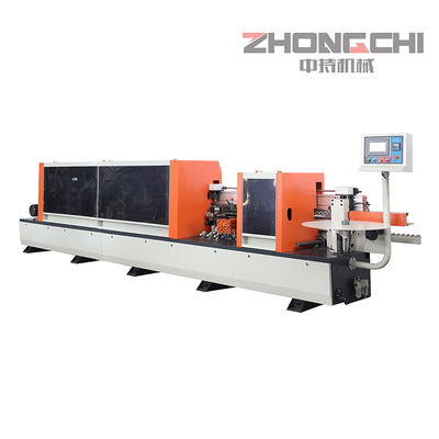Máquina automática de bandagem de bordas com máquina de aparar cantos