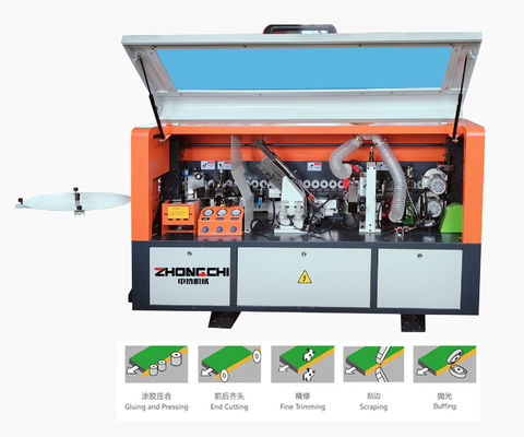 5 Função Máquina de bandagem automática de bordas com corte de extremidades